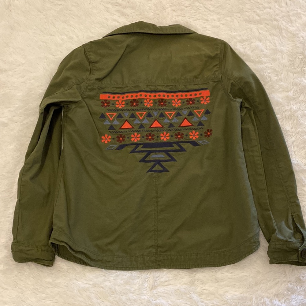 ON Embroidered Back Button Down Shirt